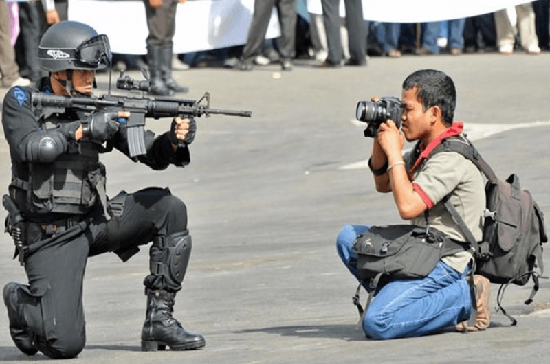 Reporter in guerra